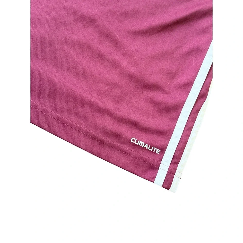 Adidas Reversible Basketball Jersey Mini Dress Maroon White Climalite Streetwear - Picture 7 of 13